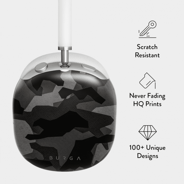 Burga AirPods Max Deksel Design Night Black Camo