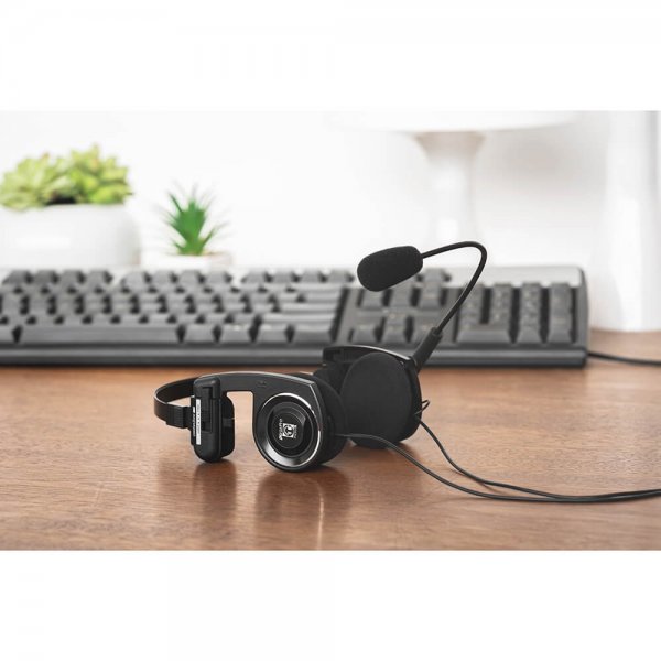 Koss Hodetelefoner PortaPro Communication Headset On-Ear Mic Svart
