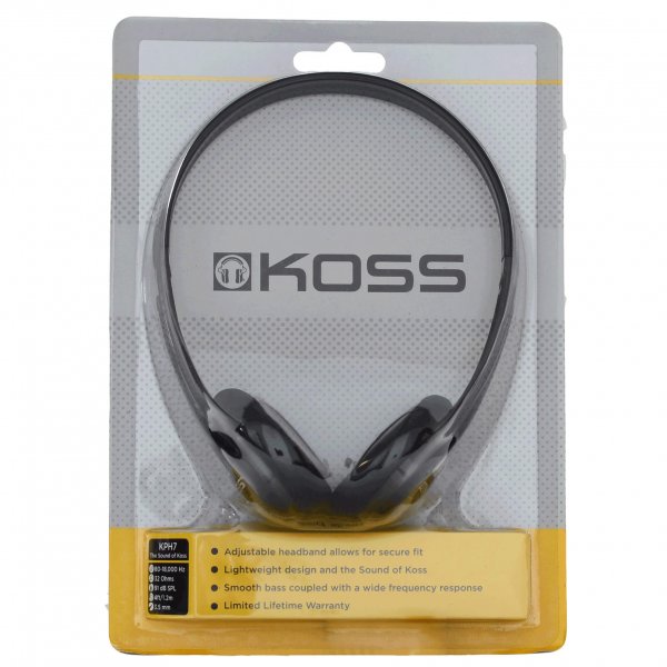 Koss Hodetelefoner KPH7 On-Ear Svart