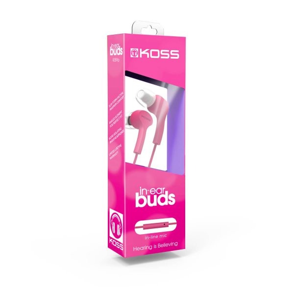 Koss Hodetelefoner KEB9i In Ear Mic Rosa