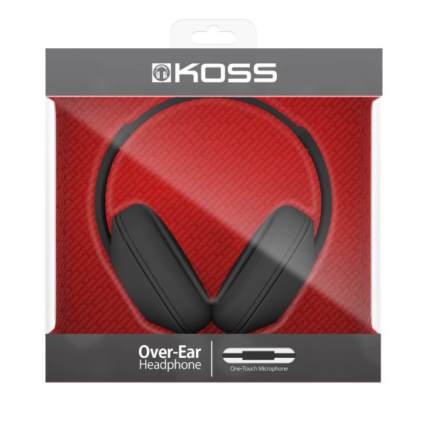 Koss Hodetelefoner UR23i Over Ear One Touch Mic Svart