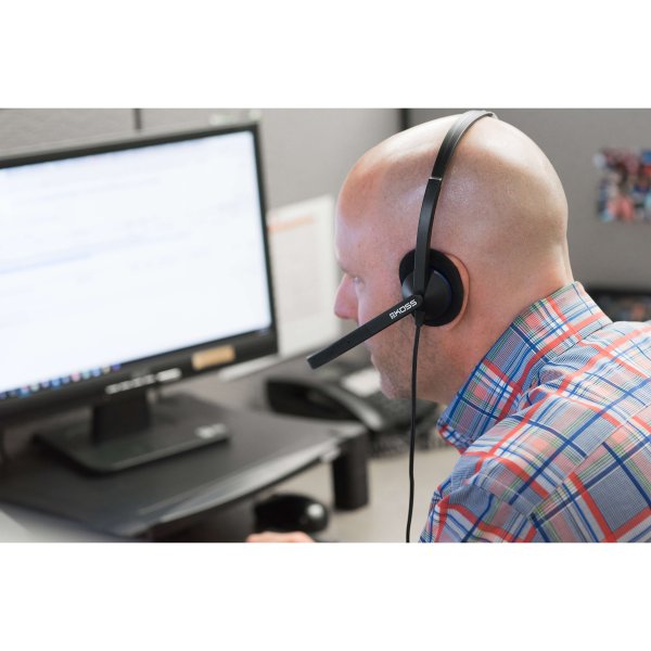 Koss Headset CS200-USB On-Ear Mic Svart