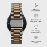 Burga Samsung Galaxy Watch 20mm Armbånd Metal Sølv Gull