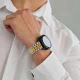 Burga Samsung Galaxy Watch 22mm Armbånd Metal Sølv Gull