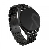 Burga Samsung Galaxy Watch 22mm Armbånd Metal Svart
