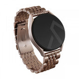 Burga Samsung Galaxy Watch 22mm Armbånd Metal Rosegull
