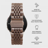 Burga Samsung Galaxy Watch 22mm Armbånd Metal Rosegull