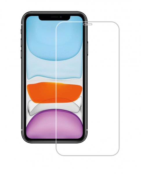 Vivanco iPhone Xr/iPhone 11 Skjermbeskytter Herdet Beskyttelsesglass 9H