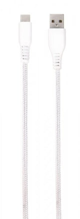 Vivanco Kabel Longlife Braided USB-A/USB-C 1.5m Hvit