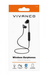 Vivanco Hodetelefoner Wireless Earphones Svart