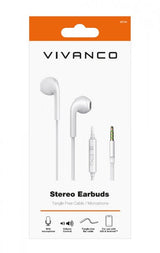 Vivanco Hodetelefoner Stereo Earbuds 3.5mm Hvit