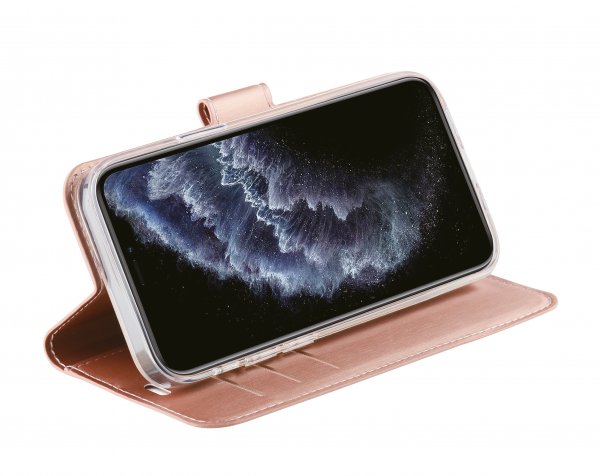 Vivanco iPhone 12 Pro Max Etui Classic Wallet Rosegull
