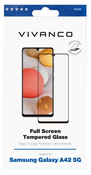 Vivanco Samsung Galaxy A42 5G Skjermbeskytter Full Screen