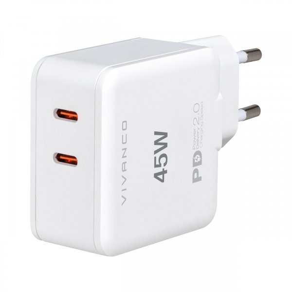 Vivanco Lader Super Fast PD Dual Charger 45W