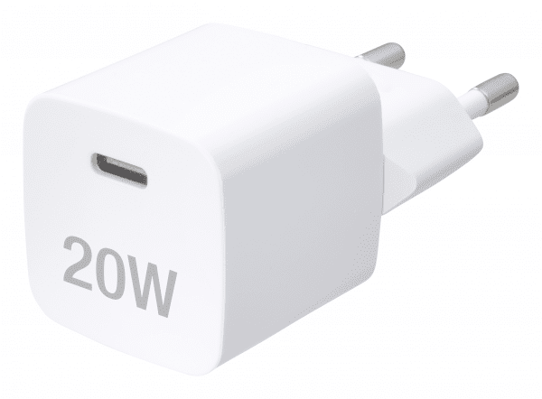 Vivanco Lader 20W Super Fast NANO PD Charger Hvit