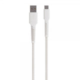 Vivanco Kabel Longlife Braided USB-A/USB-C 0.5m Hvit