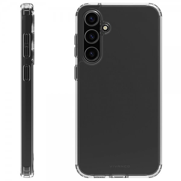 Vivanco Samsung Galaxy S23 FE Deksel Safe & Steady Transparent