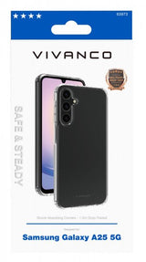 Vivanco Samsung Galaxy A25 Deksel Safe & Steady Transparent