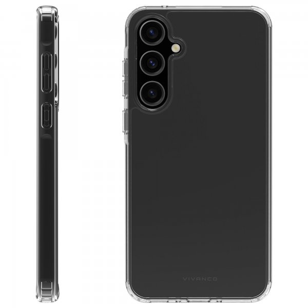 Vivanco Samsung Galaxy A35 Deksel Safe & Steady Transparent