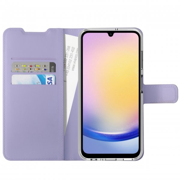Vivanco Samsung Galaxy A35 Etui Classic Wallet Lavendel