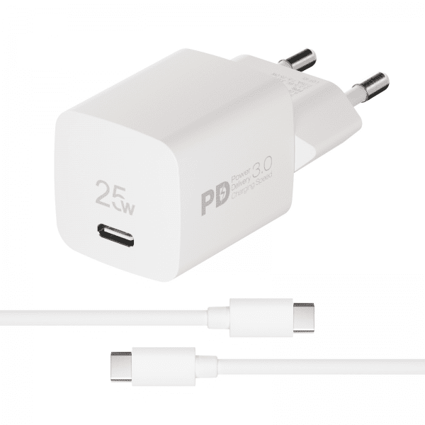 Vivanco Samsung Lader med Kabel 25W Super Fast Charger Set