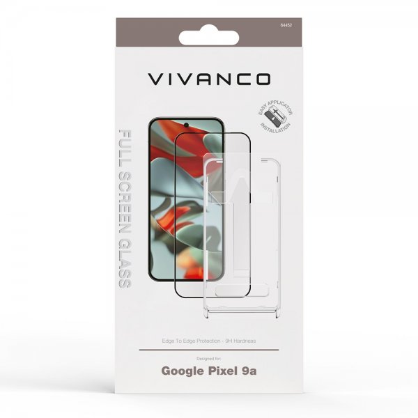 Vivanco Google Pixel 9a Skjermbeskytter Full Screen