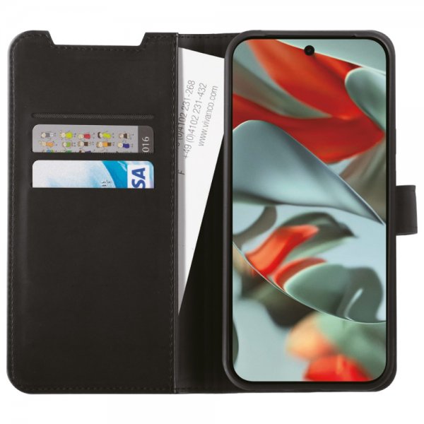 Vivanco Google Pixel 9a Etui Classic Wallet Svart