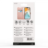 Vivanco iPhone 16e/17e Etui Classic Wallet Rosegull