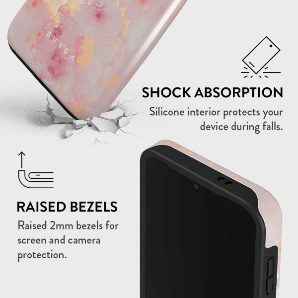 Burga Samsung Galaxy S24 FE Deksel Tough Golden Coral