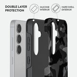 Burga Samsung Galaxy S24 FE Deksel Tough Night Black Camo