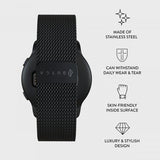 Burga Samsung Galaxy Watch 22mm Armbånd Metal Mesh Svart