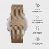 Burga Samsung Galaxy Watch 22mm Armbånd Metal Mesh Gull