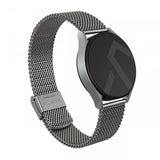 Burga Samsung Galaxy Watch 22mm Armbånd Mesh Elegance Sølv