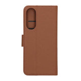 Samsung Galaxy S25 Edge Etui med Kortlomme stativfunksjon Brun