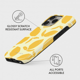 Burga iPhone 16 Pro Max Deksel Tough MagSafe Lemon Tart
