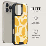 Burga iPhone 15 Pro Deksel Elite Dark MagSafe Lemon Tart