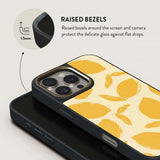 Burga iPhone 15 Pro Deksel Elite Dark MagSafe Lemon Tart