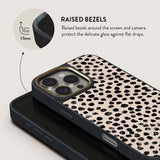 Burga iPhone 16 Pro Deksel Elite Dark MagSafe Almond Latte
