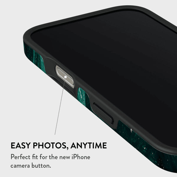 Burga iPhone 16 Deksel Tough Emerald Pool
