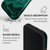 Burga iPhone 16 Deksel Tough MagSafe Emerald Pool