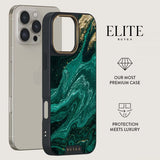 Burga iPhone 16 Pro Max Deksel Elite Dark MagSafe Emerald Pool