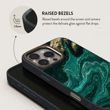 Burga iPhone 16 Pro Max Deksel Elite Dark MagSafe Emerald Pool