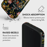 Burga iPhone 16 Deksel Tough Bloomy Garden