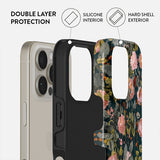 Burga iPhone 14 Deksel Tough MagSafe Bloomy Garden