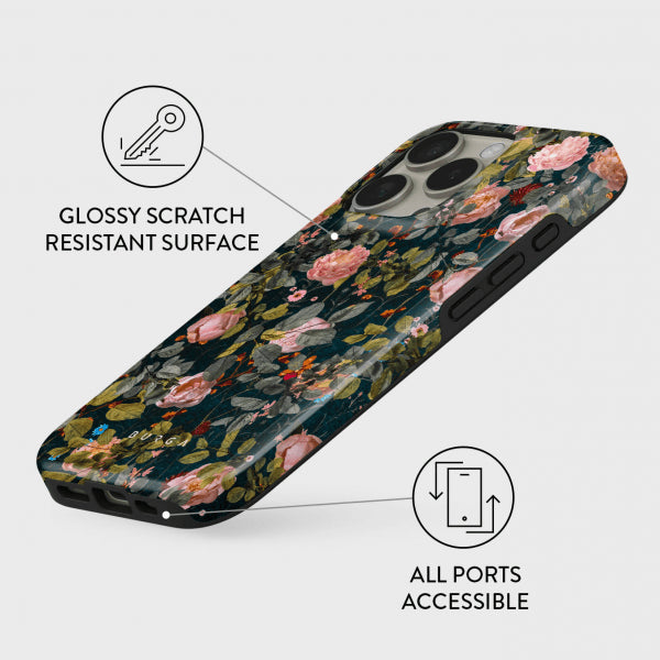 Burga iPhone 14 Deksel Tough MagSafe Bloomy Garden