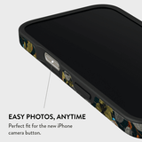 Burga iPhone 16 Pro Deksel Tough MagSafe Bloomy Garden