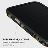 Burga iPhone 15 Plus Deksel Tough MagSafe Bloomy Garden