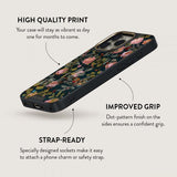 Burga iPhone 15 Pro Max Deksel Elite Dark MagSafe Bloomy Garden