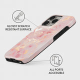 Burga iPhone 16 Deksel Tough Golden Coral