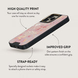 Burga iPhone 14 Deksel Elite Dark MagSafe Golden Coral